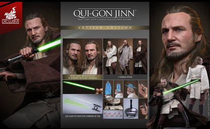 Pre-Order Hot Toys MMS881AE Star Wars: The Phantom Menace - 1/6th scale Qui-Gon Jinn Collectible Figure (Artisan Edition) (Hot Toys Exclusive)