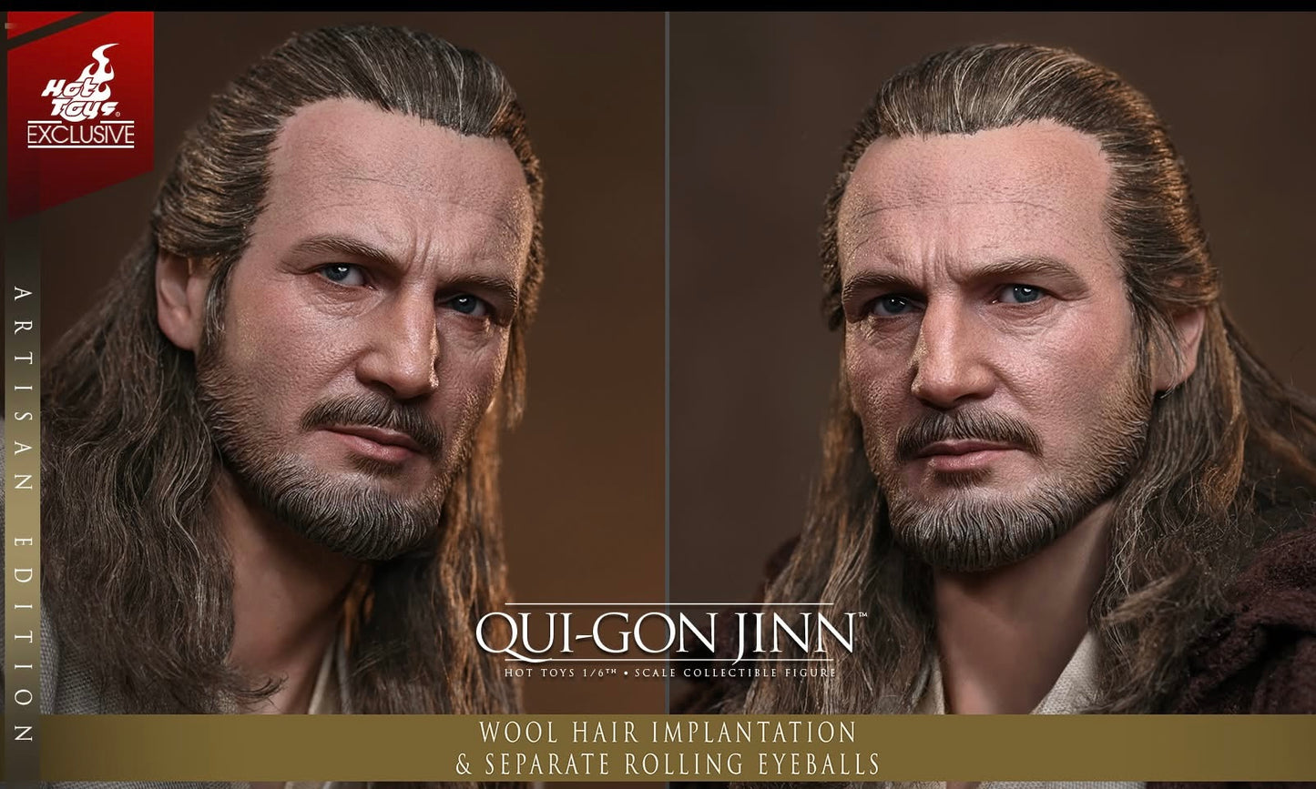 Pre-Order Hot Toys MMS881AE Star Wars: The Phantom Menace - 1/6th scale Qui-Gon Jinn Collectible Figure (Artisan Edition) (Hot Toys Exclusive)