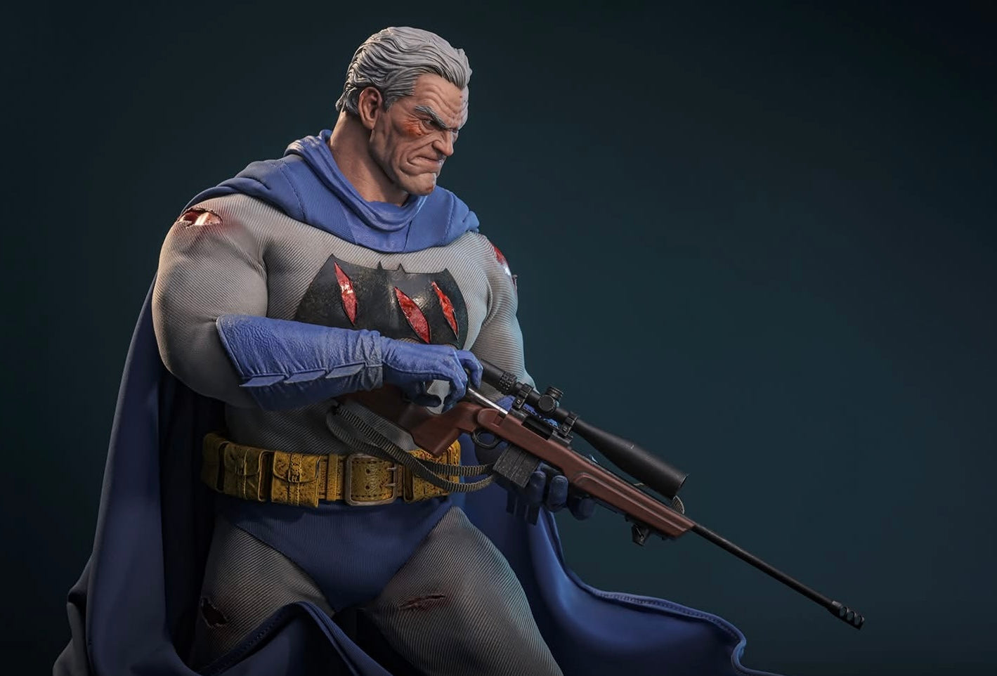 Pre-Order Hot Toys CMS031 Batman: The Dark Knight Returns - 1/6th scale Batman (Battle Damaged Version) Collectible Figure