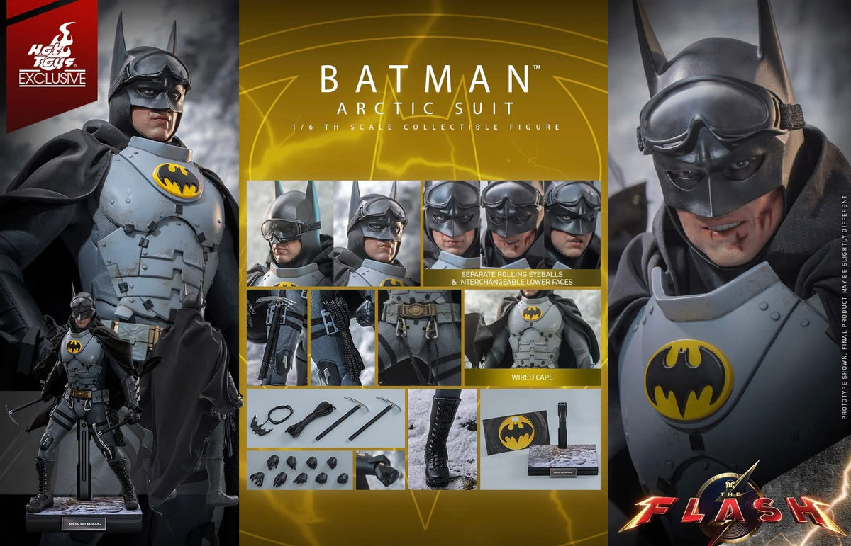 Hot Toys MMS897 The Flash - 1/6th scale Batman (Arctic Suit) Collectible Figure [Hot Toys Exclusive]