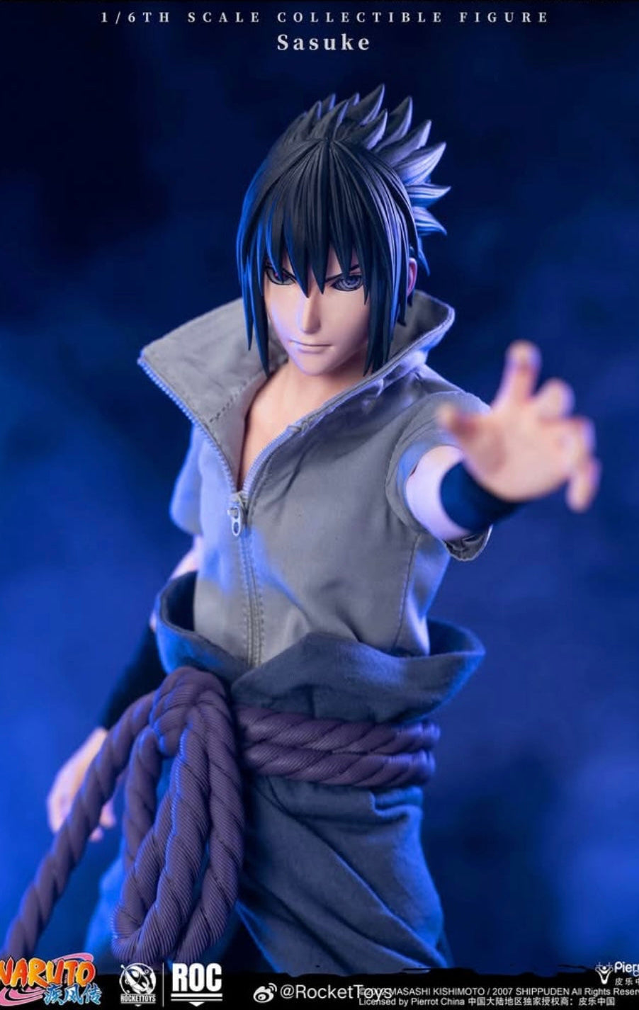Pre-Order Rocket Toys ROC-018 - 1/6 scale Sasuke Uchiha Collectible Figure (Deluxe Version)