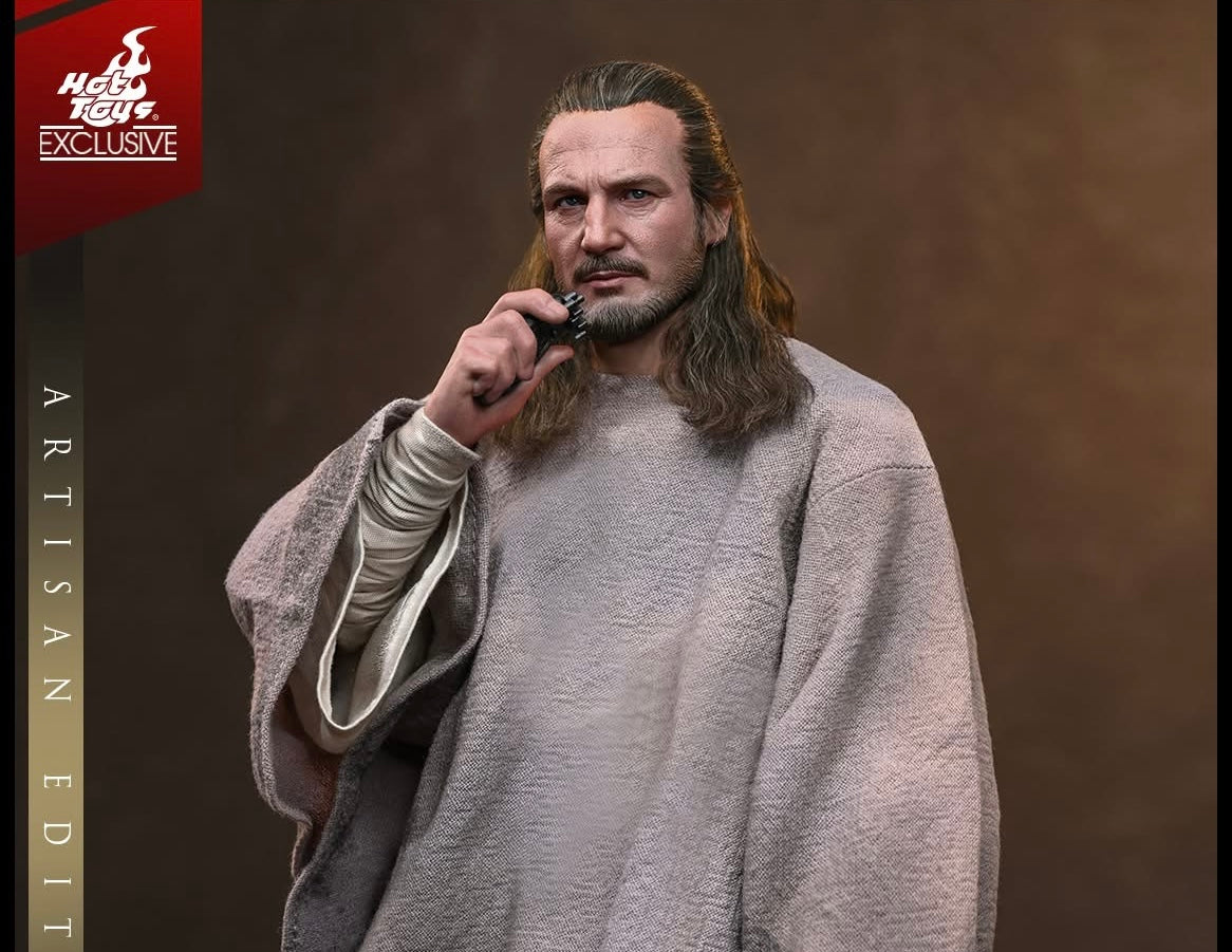 Pre-Order Hot Toys MMS881AE Star Wars: The Phantom Menace - 1/6th scale Qui-Gon Jinn Collectible Figure (Artisan Edition) (Hot Toys Exclusive)