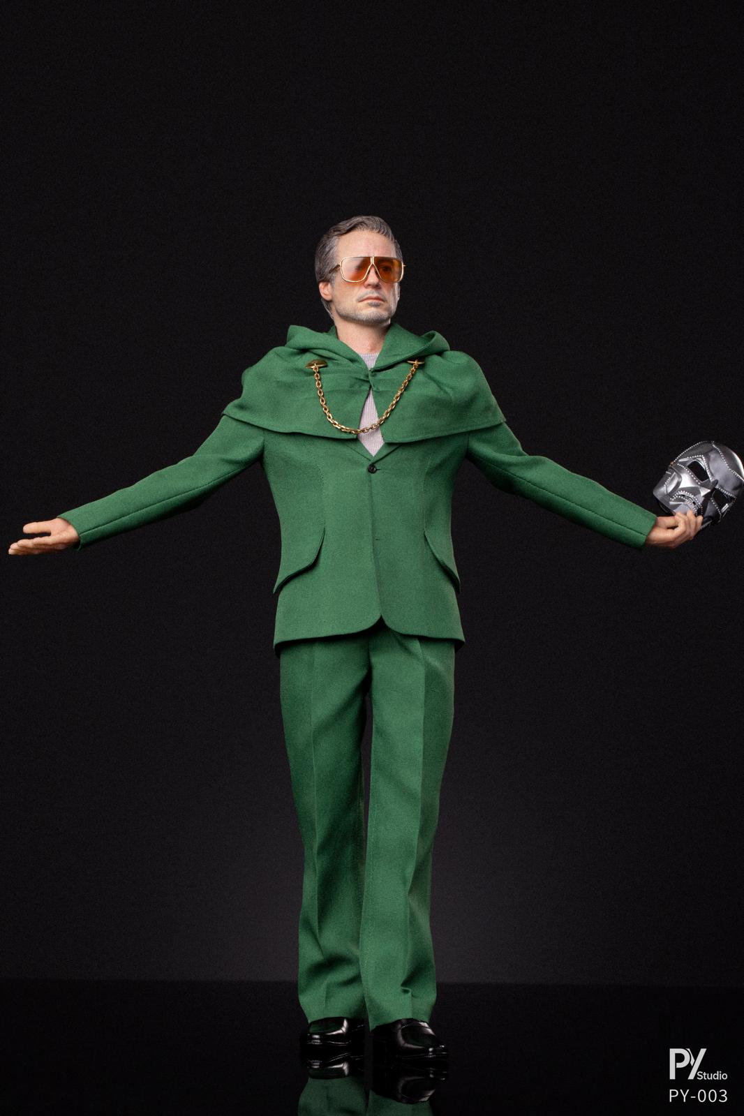 Pre-Order PY Studio - 1/6 Scale PY-003 Green-Robed Masked Stranger Action Figure