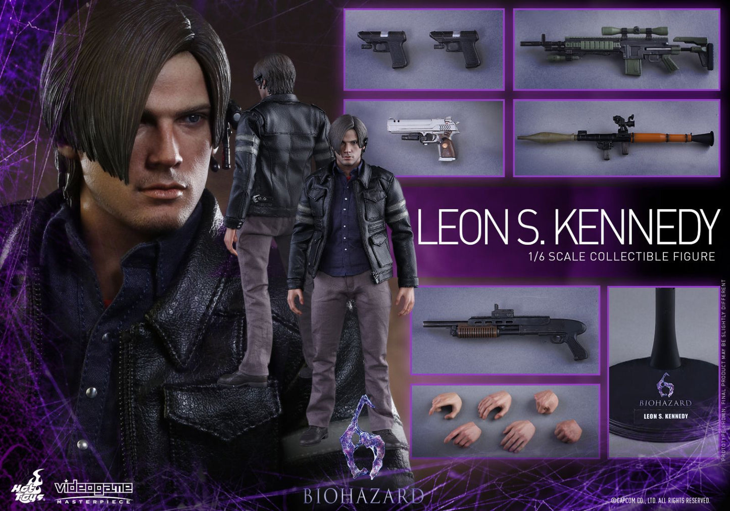 Hot Toys VGM22 Resident Evil 6 - 1/6th scale Leon S. Kennedy Collectible Figure