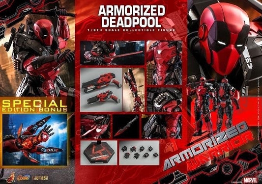 Hot Toys CMS09D42B Armorized Warrior - 1/6th scale Armorized Deadpool Collectible Figure Exclusive