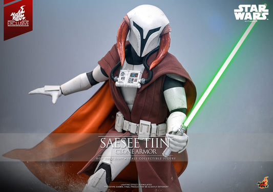 Hot Toys TMS168 Star Wars: The Clone Wars - 1/6th scale Saesee Tiin (Clone Armor) Collectible Figure [Hot Toys Exclusive]