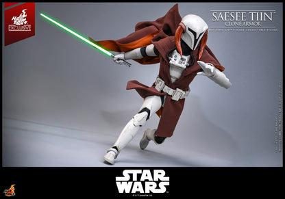 Hot Toys TMS168 Star Wars: The Clone Wars - 1/6th scale Saesee Tiin (Clone Armor) Collectible Figure [Hot Toys Exclusive]
