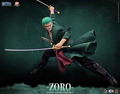 Pre-Order Pixel Poses - CosmicCreations × JIMEI PALACE - 《ONE PIECE》Roronoa Zoro 1/6 Scale Platinum Silicone Action Figure (Regular Version)