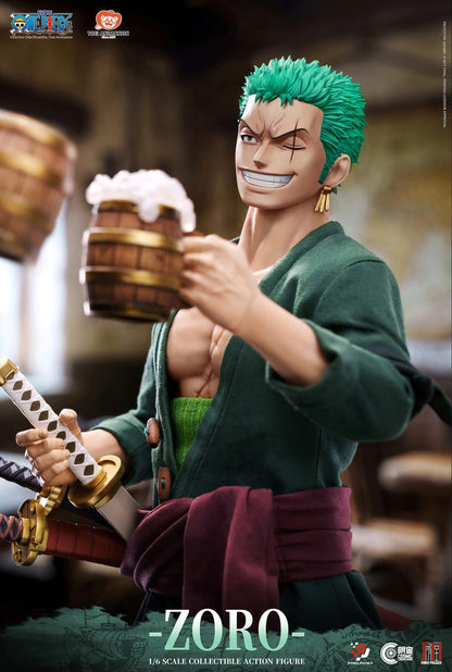 Pre-Order Pixel Poses - CosmicCreations × JIMEI PALACE - 《ONE PIECE》Roronoa Zoro 1/6 Scale Platinum Silicone Action Figure (Regular Version)