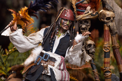 Hot Toys DX48 Pirates of the Caribbean: Dead Man's Chest - 1/6th scale Pelegostos Chief Jack Sparrow Collectible Figure