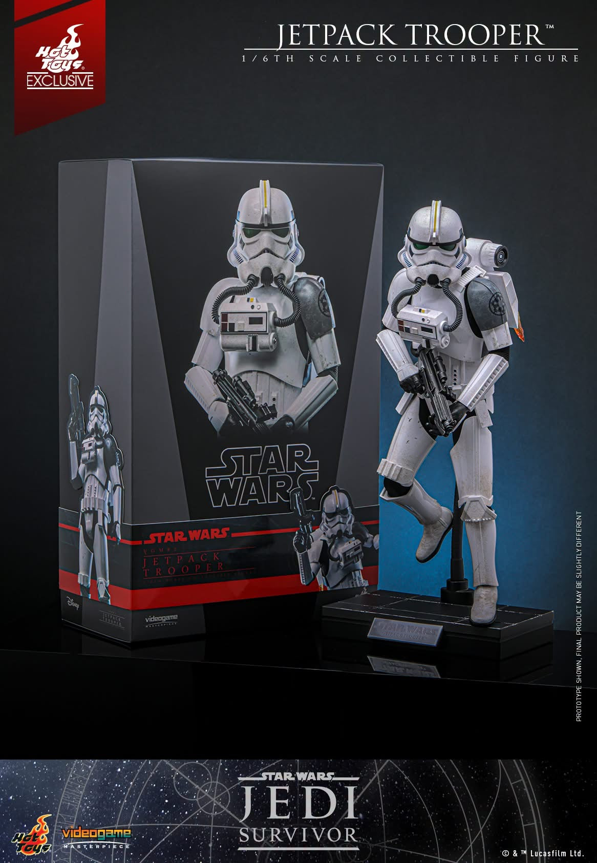 Hot Toys VGM82 Star Wars Jedi: Survivor - 1/6th scale Jetpack Trooper Collectible Figure [Hot Toys Exclusive]