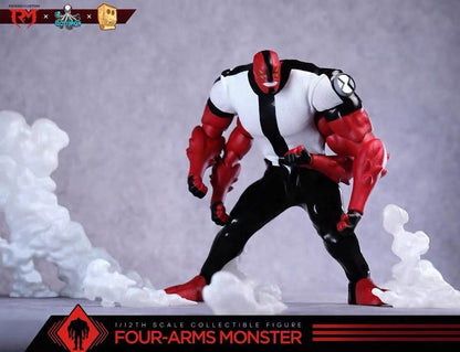 Pre-Order RemadCustom X Octopus Toy X Toy Mask RM031/OC01 - 1/12 Dial Hero Four-Arms Monster 6-inch Super Articulated Fabric Costume Figure