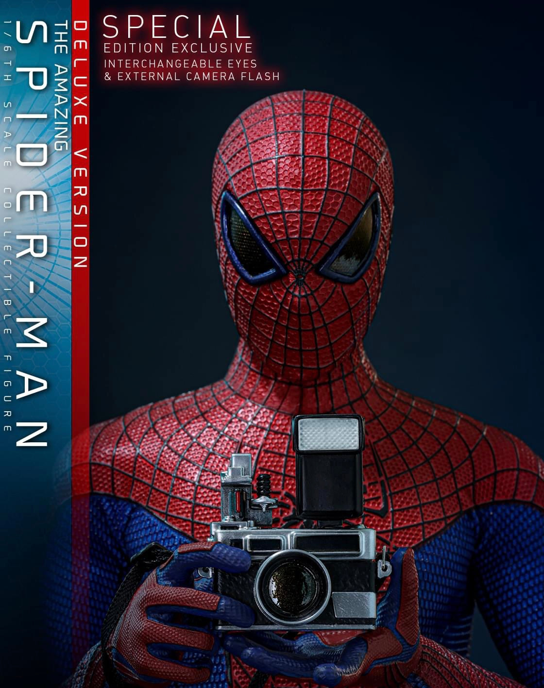 Pre-Order Hot Toys MMS772B The Amazing Spider-Man - 1/6th scale The Amazing Spider-Man Collectible Figure (Deluxe Version) Special Edition