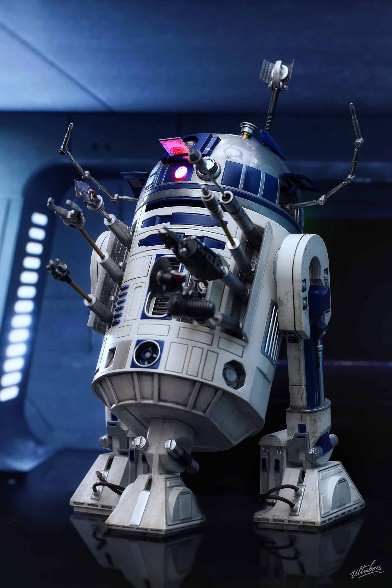 Hot Toys MMS511 Star Wars - 1/6th scale R2-D2 Deluxe Version Collectible Figure