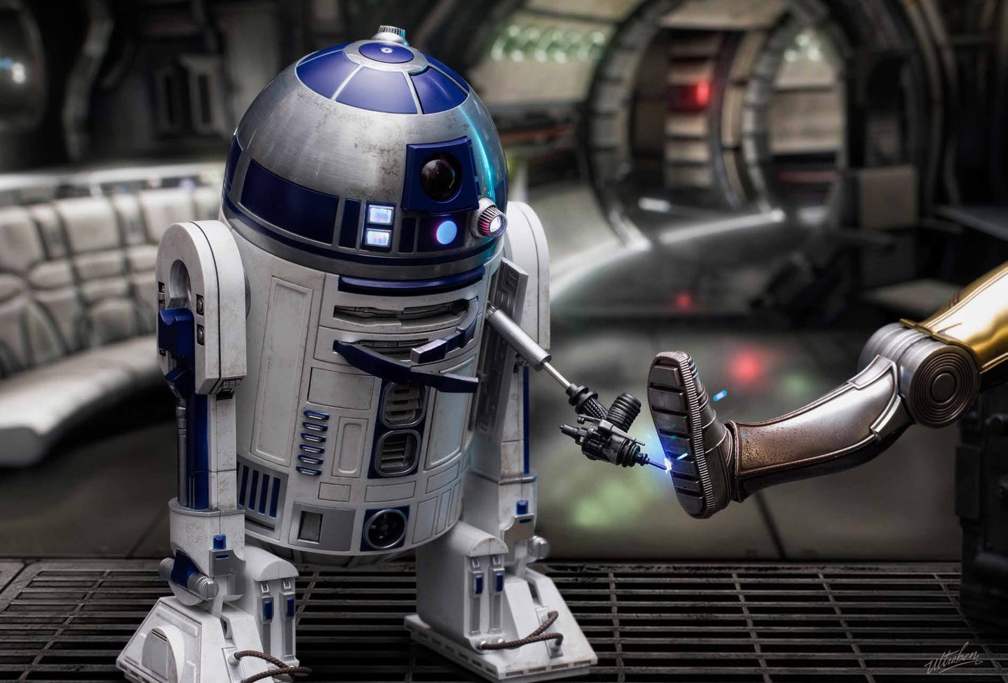 Hot Toys MMS511 Star Wars - 1/6th scale R2-D2 Deluxe Version Collectible Figure