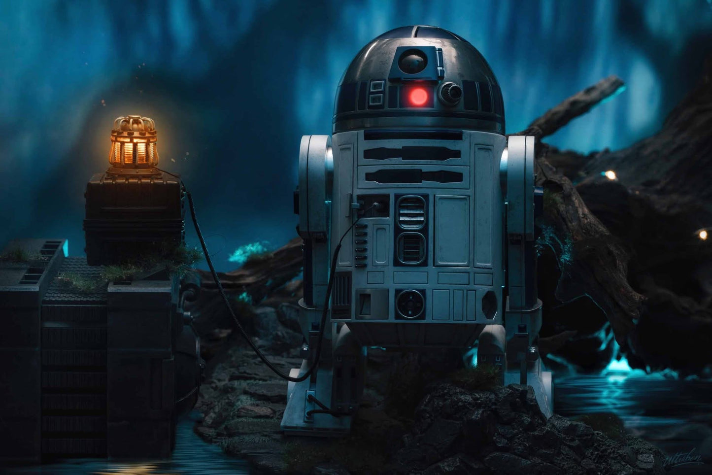 Hot Toys MMS511 Star Wars - 1/6th scale R2-D2 Deluxe Version Collectible Figure