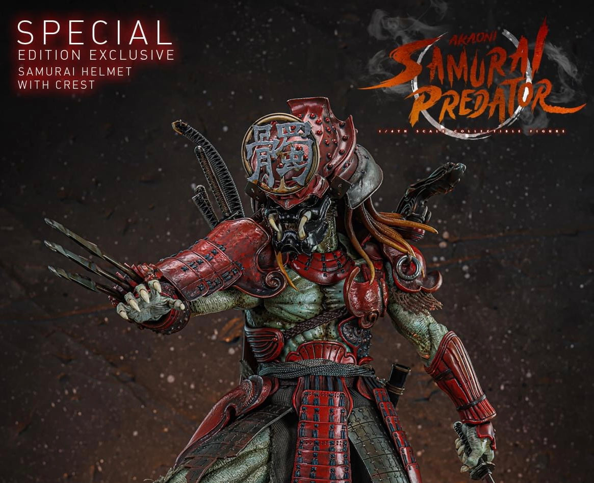 Pre-Order Hot Toys AC06B Alien vs. Predator - 1/6th scale Akaoni Samurai Predator Collectible Figure (Special Edition)