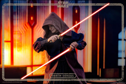 Hot Toys TMS102 Star Wars: The Clone Wars - 1/6th scale Darth Sidious Collectible Figure