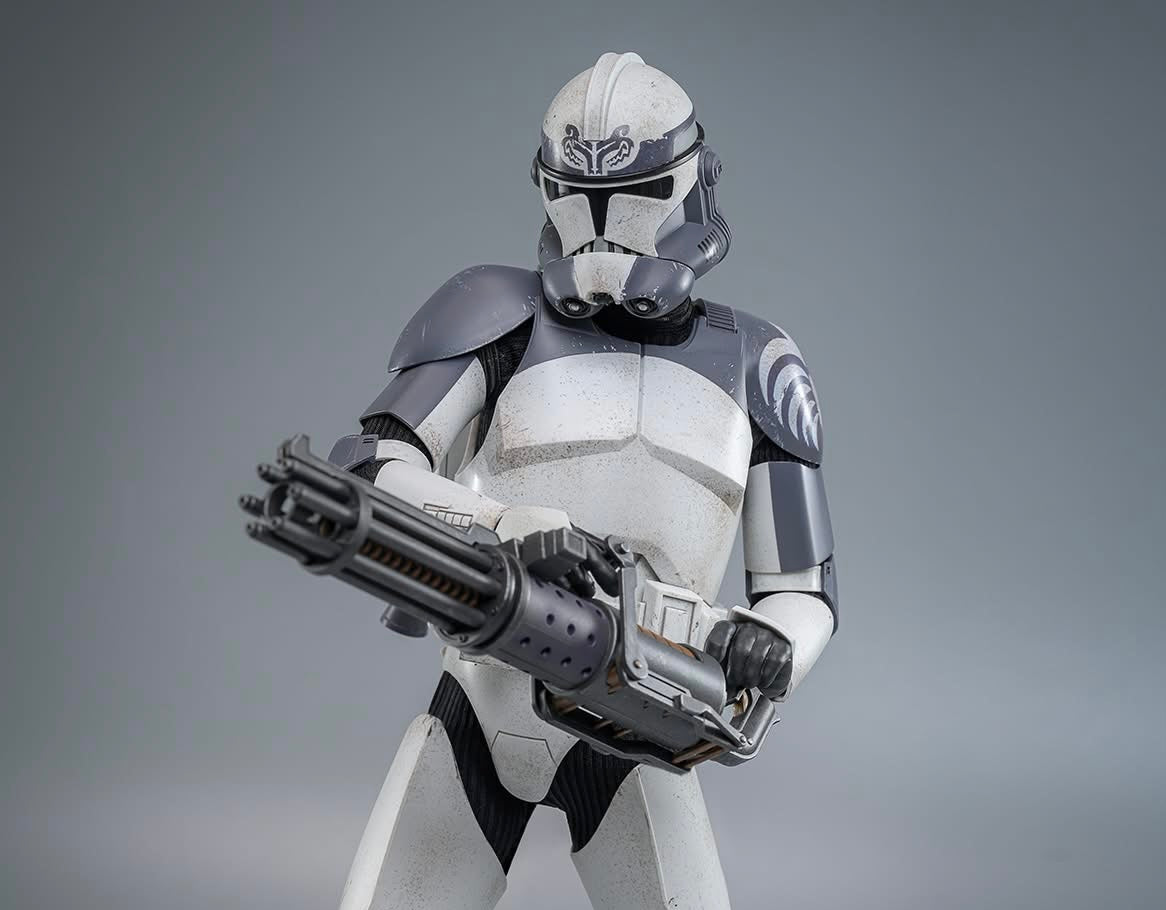 Pre-Order Hot Toys TMS143 Star Wars: The Clone Wars - 104th Battalion Wolfpack Clone Trooper Collectible Figure (Deluxe Version)