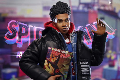 Hot Toys MMS710B Spider-man: Across The Spider-Verse - Miles Morales 1/6 Scale Collectible Figure (Exclusive)