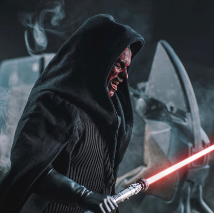 Hot Toys MMS749B Star Wars Episode I The Phantom Menace - Darth Maul with Sith Speeder 1/6th Scale Collectible Set Exclusive Edition