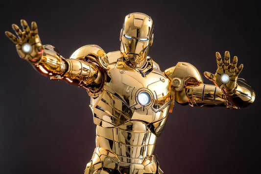 Hot Toys MMS764D69 Iron Man - 1/6th scale Iron Man Mark III (Golden Color Version) Collectible Figure Hot Toys Exclusive
