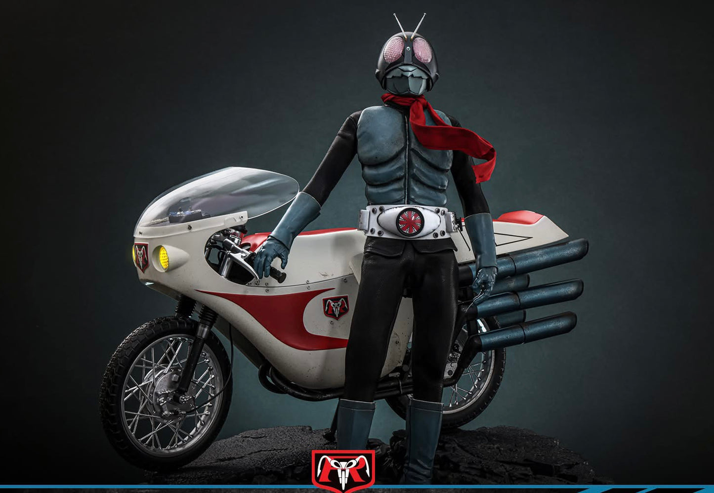 Pre-Order Hot Toys TMS148 Kamen Rider - 1/6th scale Kamen Rider No. 1 and Cyclone Collectible Set