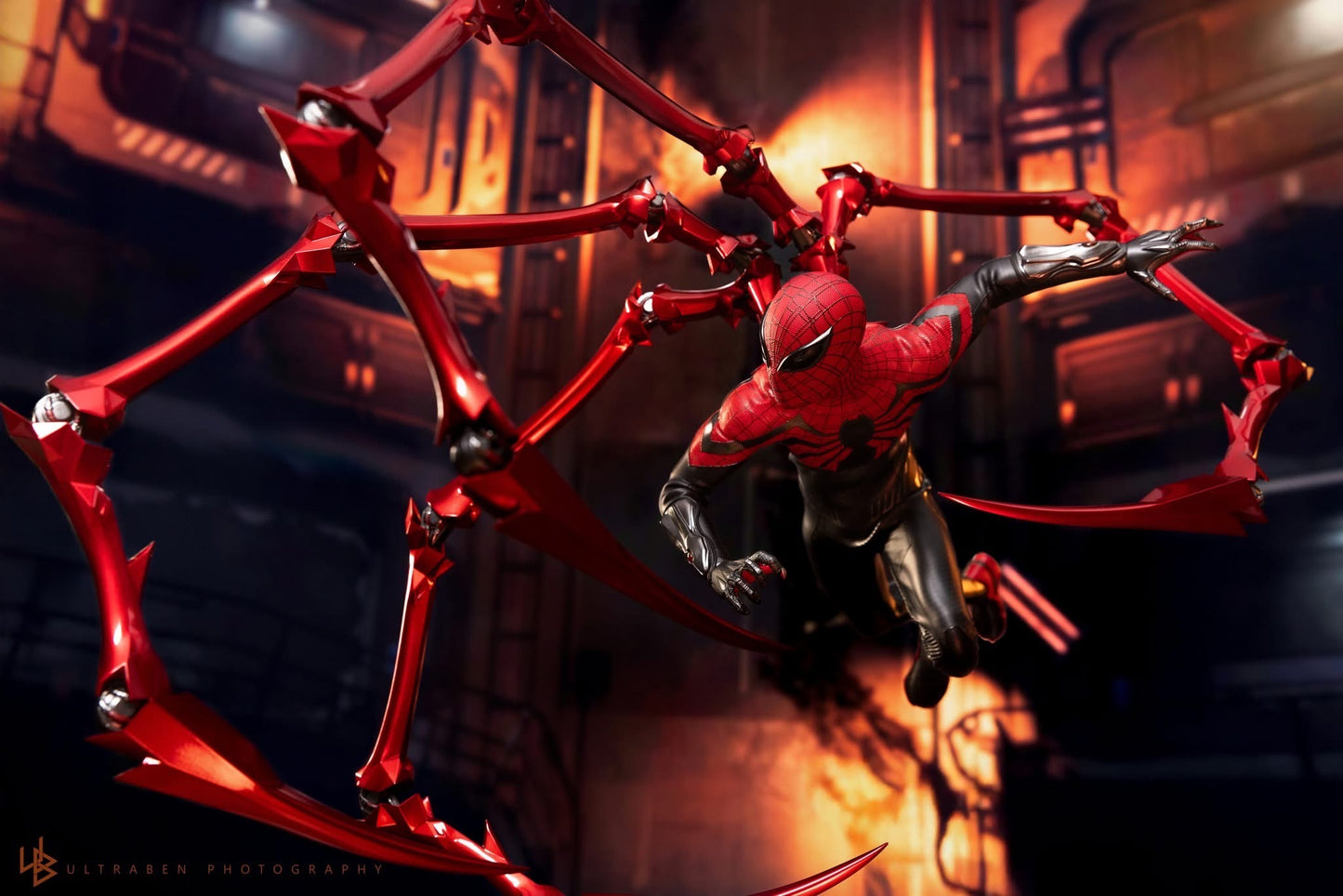 Hot Toys VGM61 Marvel's Spider-Man 2 - 1/6th scale Peter Parker (Superior Suit) Collectible Figure