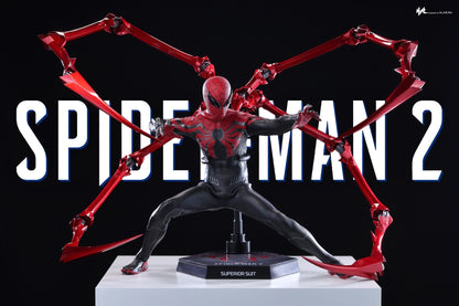 Hot Toys VGM61 Marvel's Spider-Man 2 - 1/6th scale Peter Parker (Superior Suit) Collectible Figure