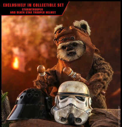 Hot Toys MMS551 Star Wars: Return of the Jedi - 1/6th scale Princess Leia and Wicket Collectible Figures Set