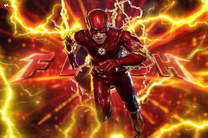 Hot Toys MMS713B The Flash – The Flash 1/6 Scale Collectible Figure (Special Version) with The Life Size The Flash Signet Ring