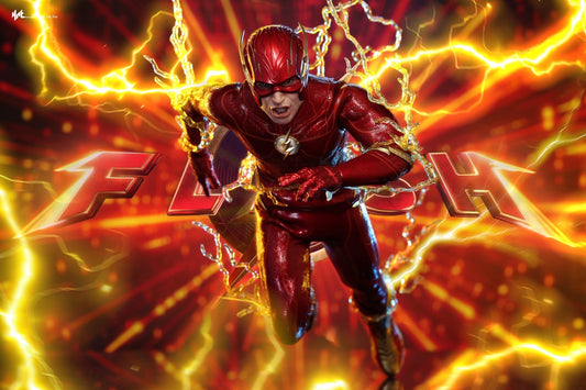 Hot Toys MMS713B The Flash – The Flash 1/6 Scale Collectible Figure (Special Version) with The Life Size The Flash Signet Ring