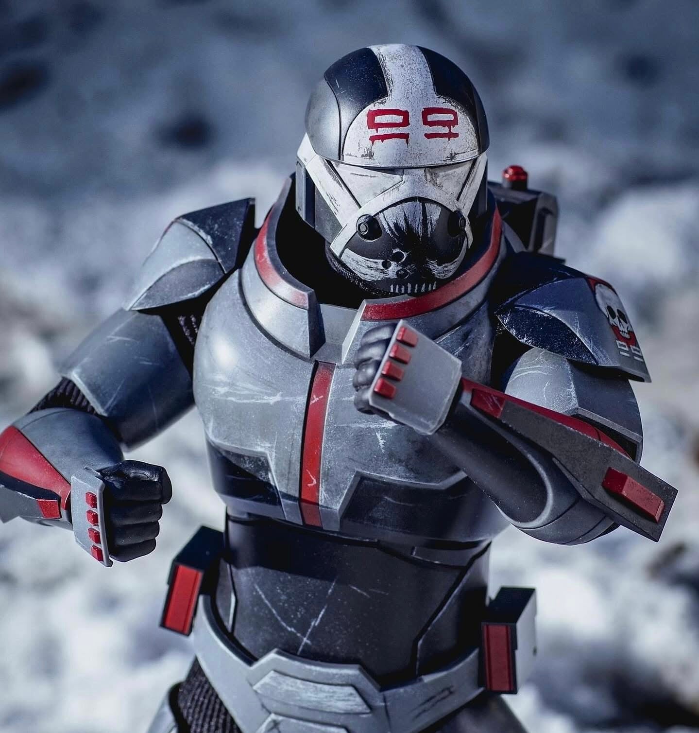 Hot Toys TMS099 Star Wars: The Bad Batch - 1/6th scale Wrecker Collectible Figure