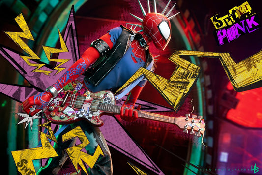 Hot Toys MMS726B Spider-Man: Across the Spider-Verse - 1/6th scale Spider Punk Collectible Figure (Special Edition)