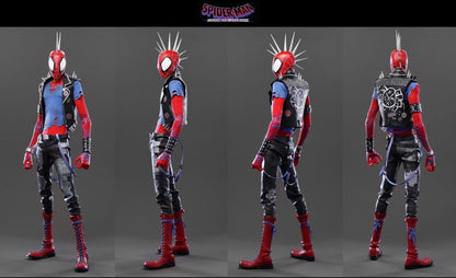 Hot Toys MMS726B Spider-Man: Across the Spider-Verse - 1/6th scale Spider Punk Collectible Figure (Special Edition)