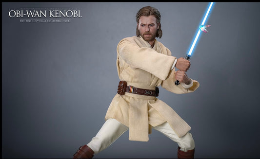 Pre-Order Hot Toys MMS808 Star Wars: Attack of the Clones - 1/6th scale Obi-Wan Kenobi Collectible Figure