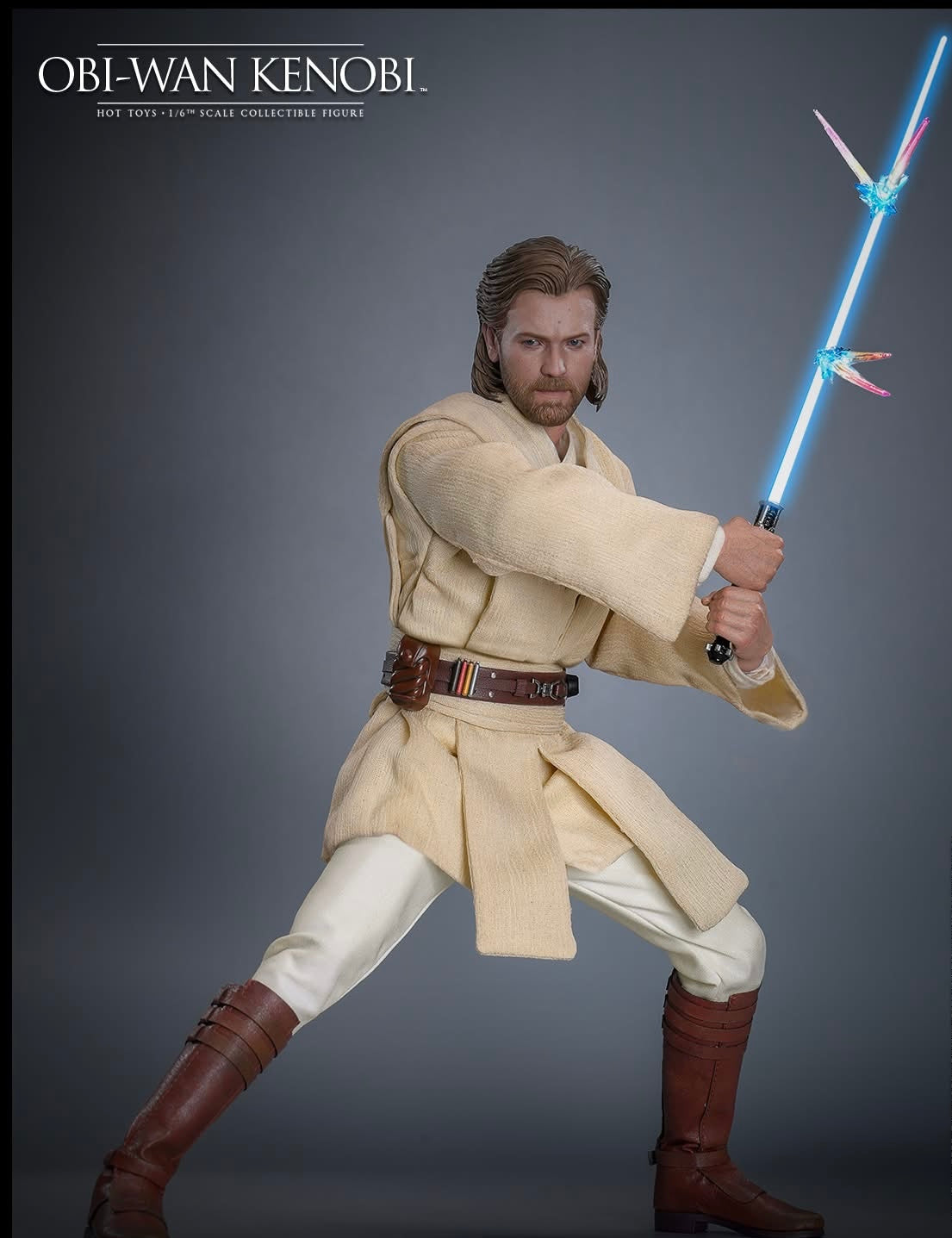 Pre-Order Hot Toys MMS808 Star Wars: Attack of the Clones - 1/6th scale Obi-Wan Kenobi Collectible Figure