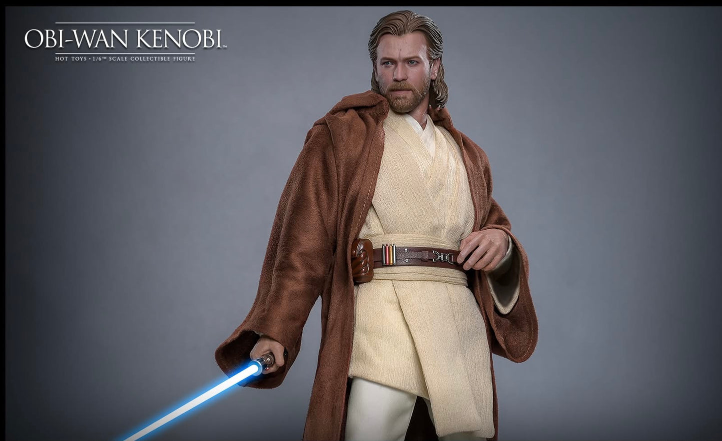 Pre-Order Hot Toys MMS808 Star Wars: Attack of the Clones - 1/6th scale Obi-Wan Kenobi Collectible Figure