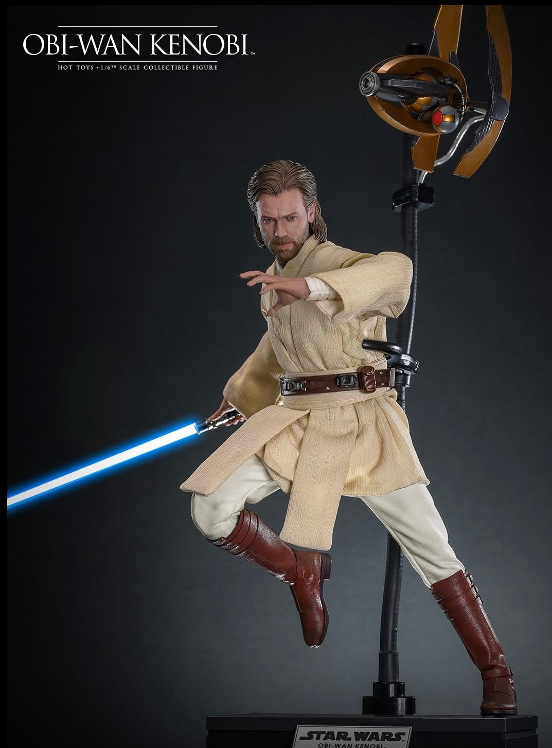 Pre-Order Hot Toys MMS808 Star Wars: Attack of the Clones - 1/6th scale Obi-Wan Kenobi Collectible Figure