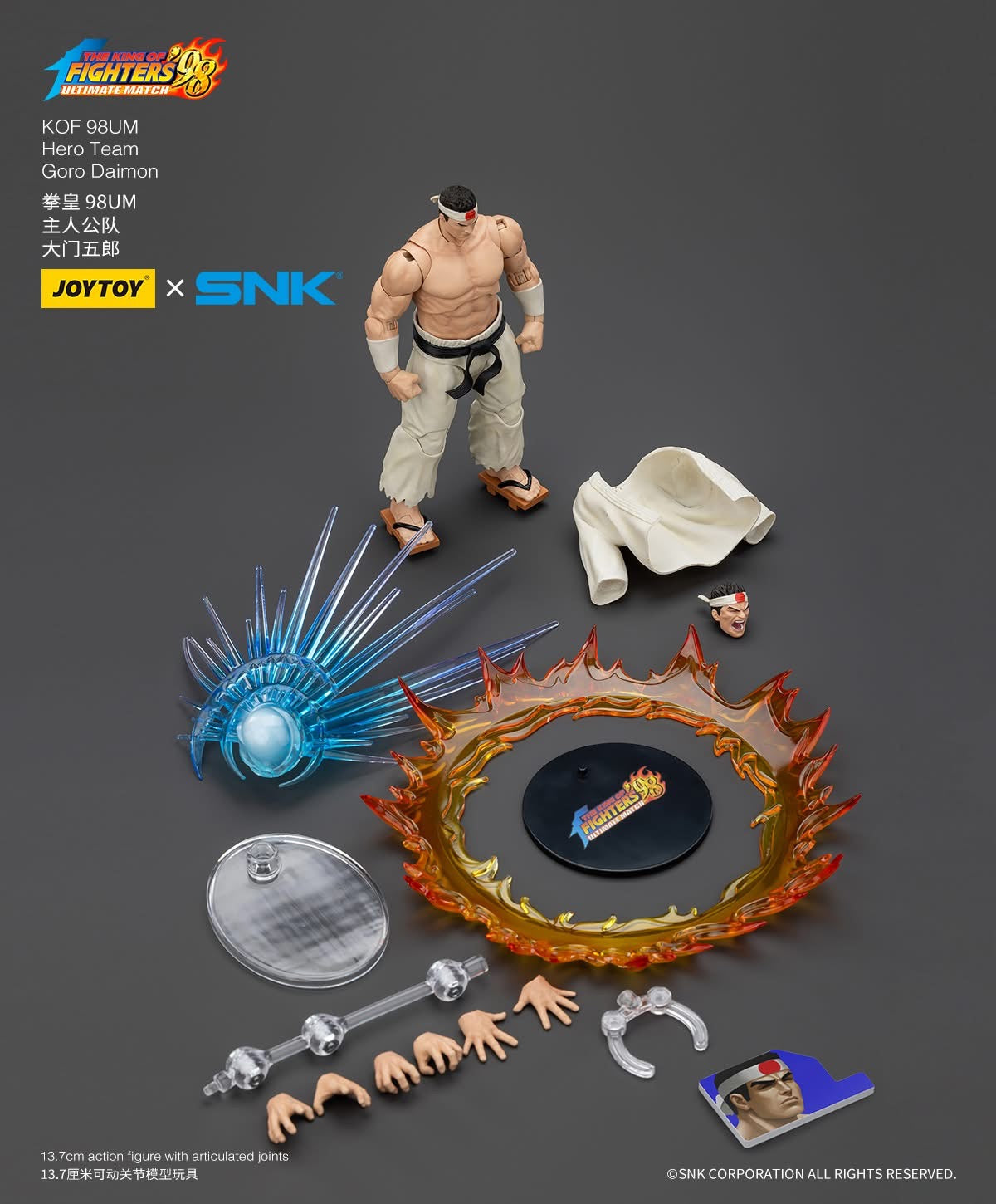 Pre-Order JOYTOY KOF 98UM Hero Team - Goro Daimon