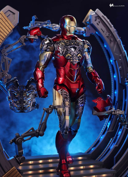 Hot Toys MMS688D53 The Avengers - Iron Man Mark VI (2.0) With Suit Up Gantry 1:6 Scale Collectible Set