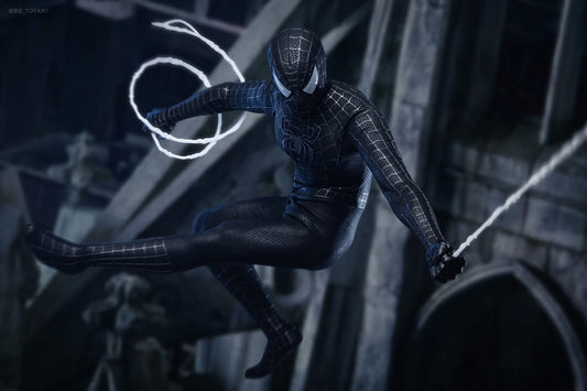Hot Toys MMS727B Spider-Man 3 - 1/6th scale Spider-Man (Black Suit) Collectible Figure (Special Edition)