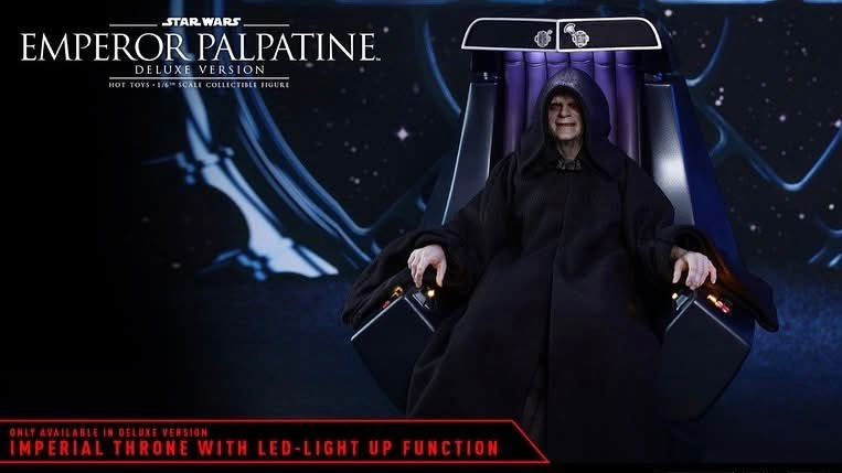 Hot Toys MMS468 Star Wars: Episode VI Return of the Jedi - 1/6th scale Emperor Palpatine (Deluxe Version) Collectible Figure
