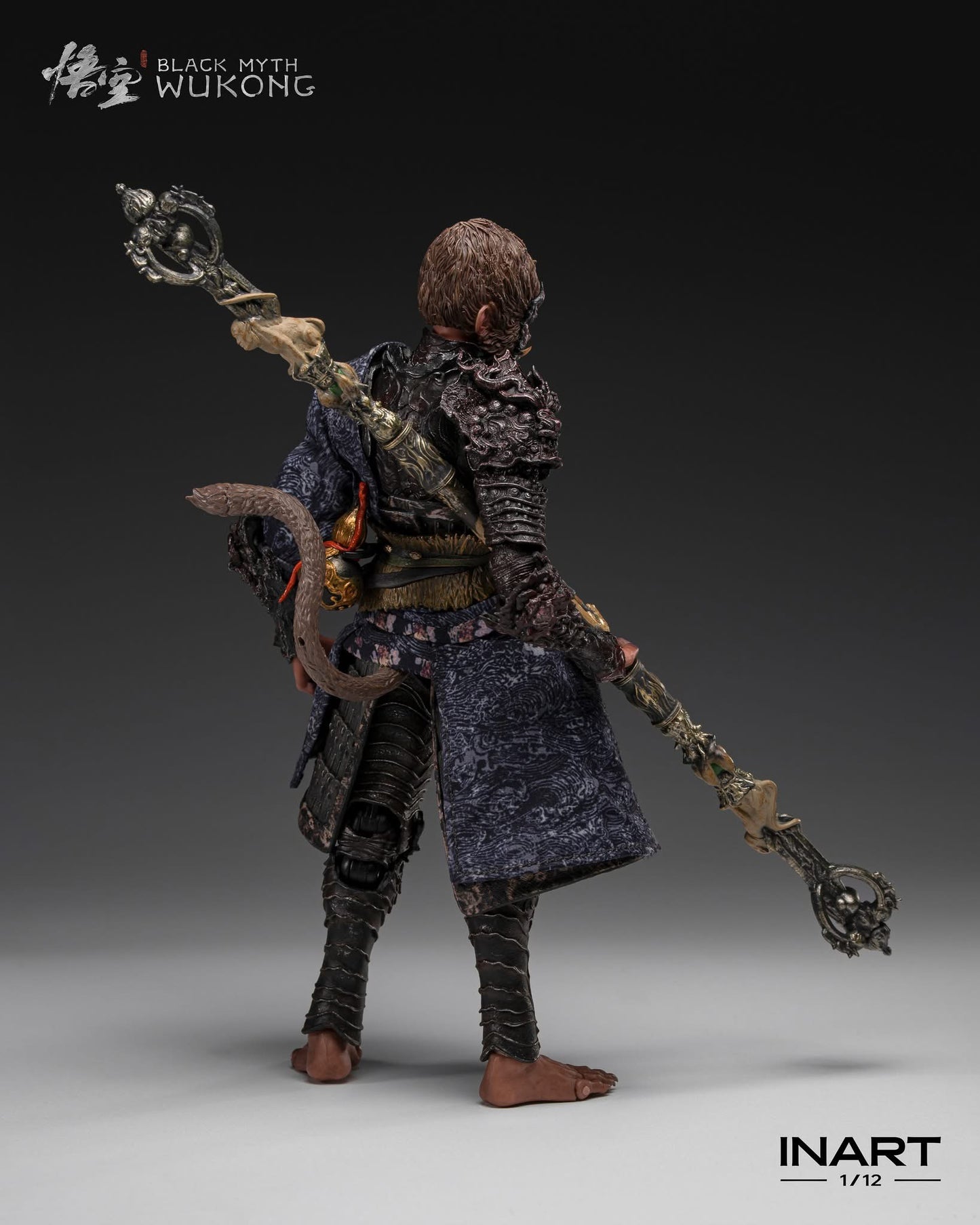 INART Black Myth: Wukong 1/12 Scale Action Figure - The Destined One in the Bronze Armor Set (Standard Version)