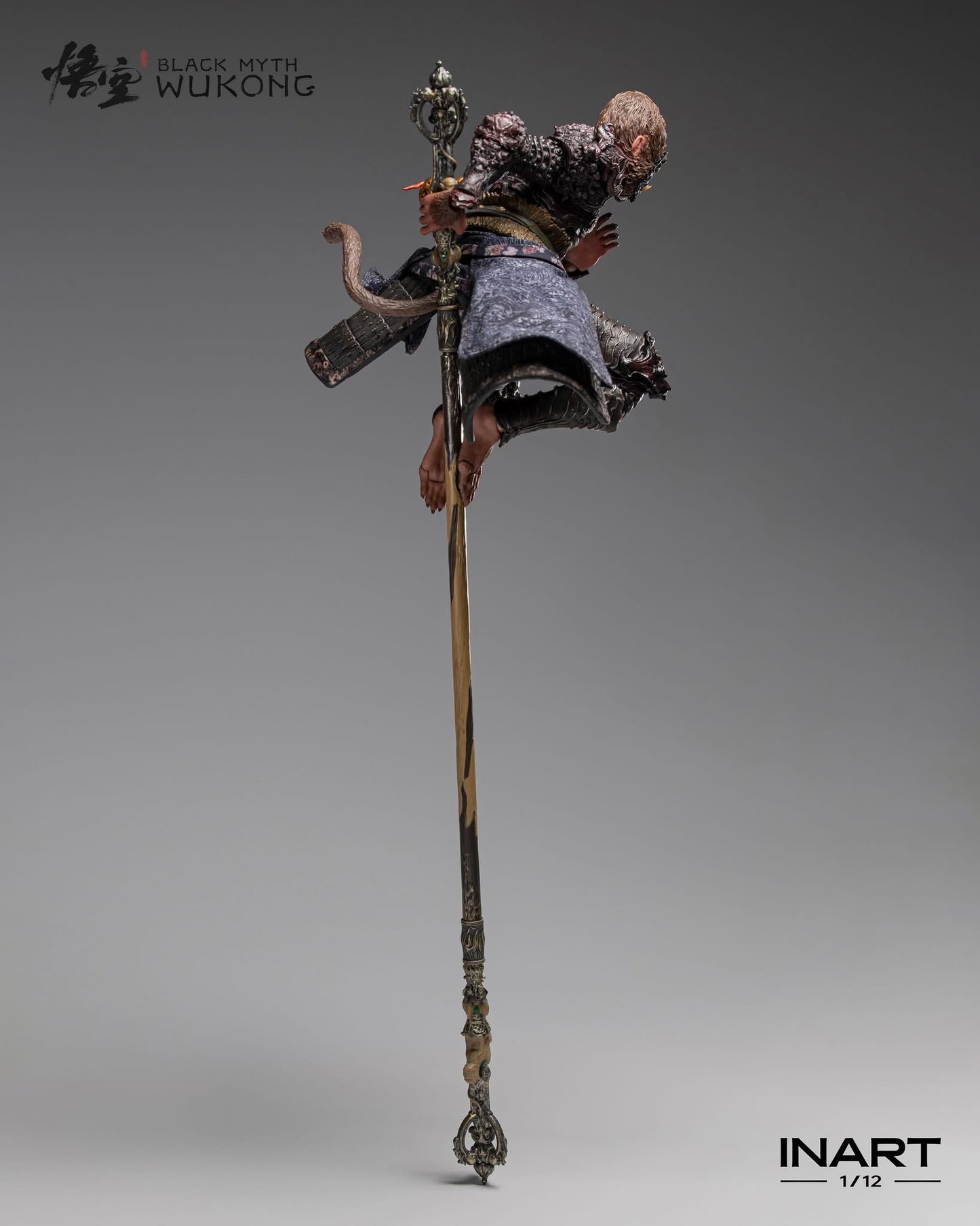 INART Black Myth: Wukong 1/12 Scale Action Figure - The Destined One in the Bronze Armor Set (Standard Version)