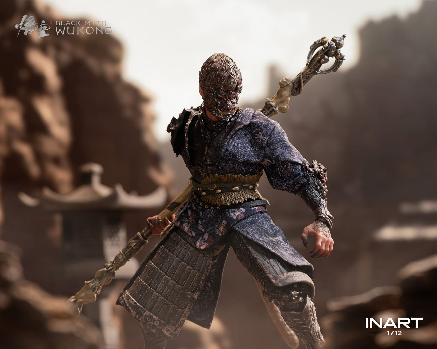 INART Black Myth: Wukong 1/12 Scale Action Figure - The Destined One in the Bronze Armor Set (Premium Version)