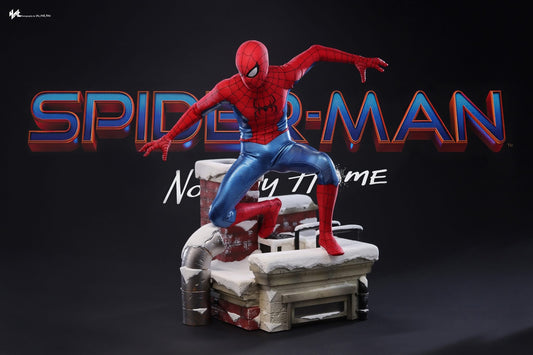 Hot Toys MMS680 Spider-Man: No Way Home - 1/6th scale Spider-Man (New Red and Blue Suit) Collectible Figure (Deluxe Version)