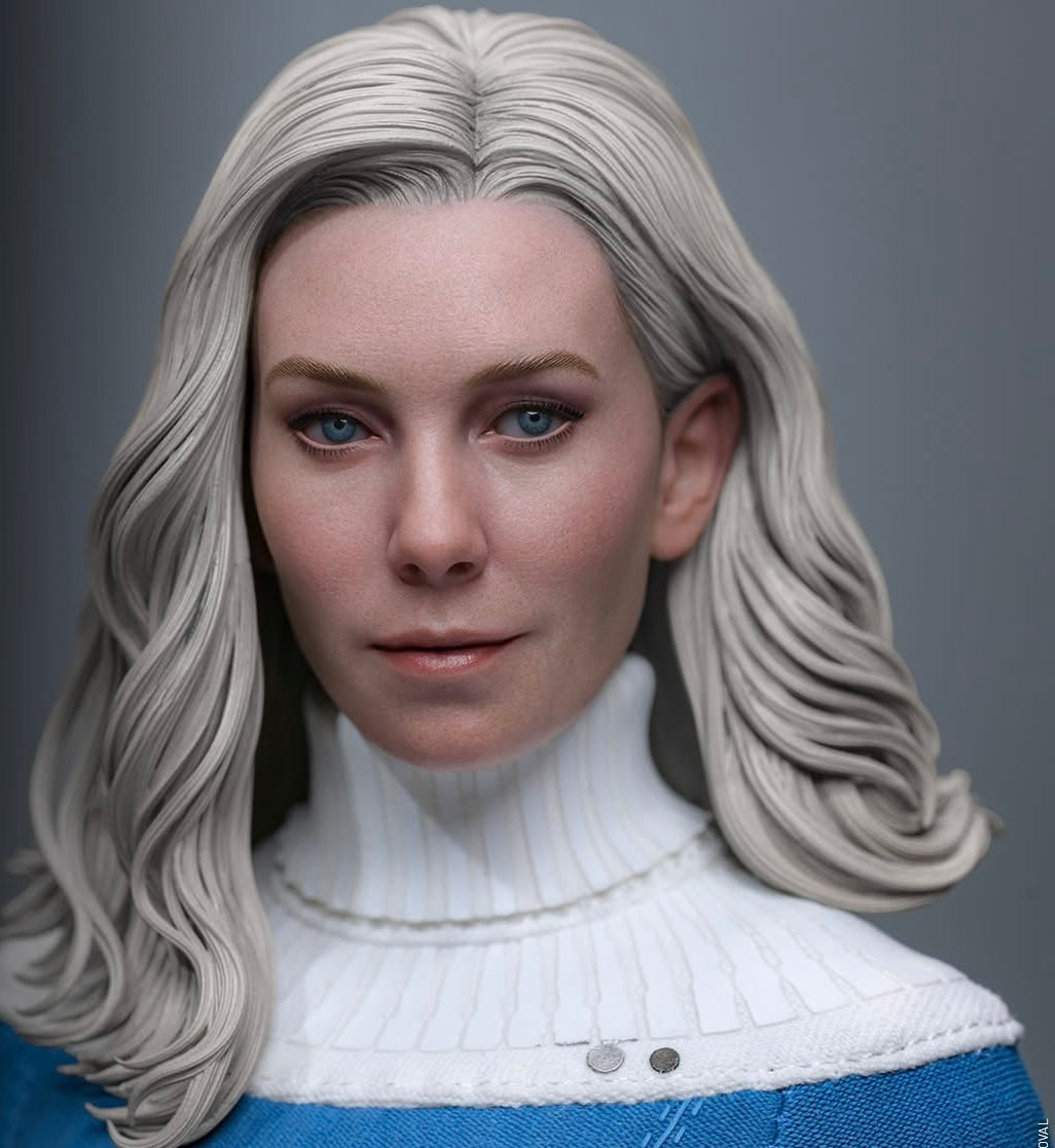 Pre-Order Hot Toys MMS824B The Fantastic Four: First Steps - 1/6th scale Invisible Woman and H.E.R.B.I.E. Collectible Set (Special Edition)