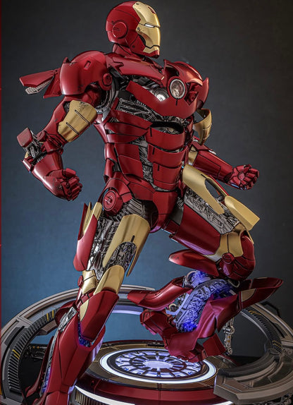 Pre-Order Hot Toys MMS825D72B Iron Man - 1/6th scale Iron Man Mark III (Armor Suit Up Version) Collectible Figure (Special Edition)