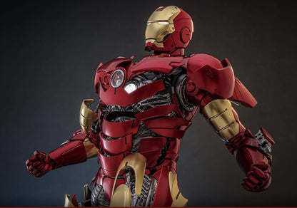 Pre-Order Hot Toys MMS825D72B Iron Man - 1/6th scale Iron Man Mark III (Armor Suit Up Version) Collectible Figure (Special Edition)